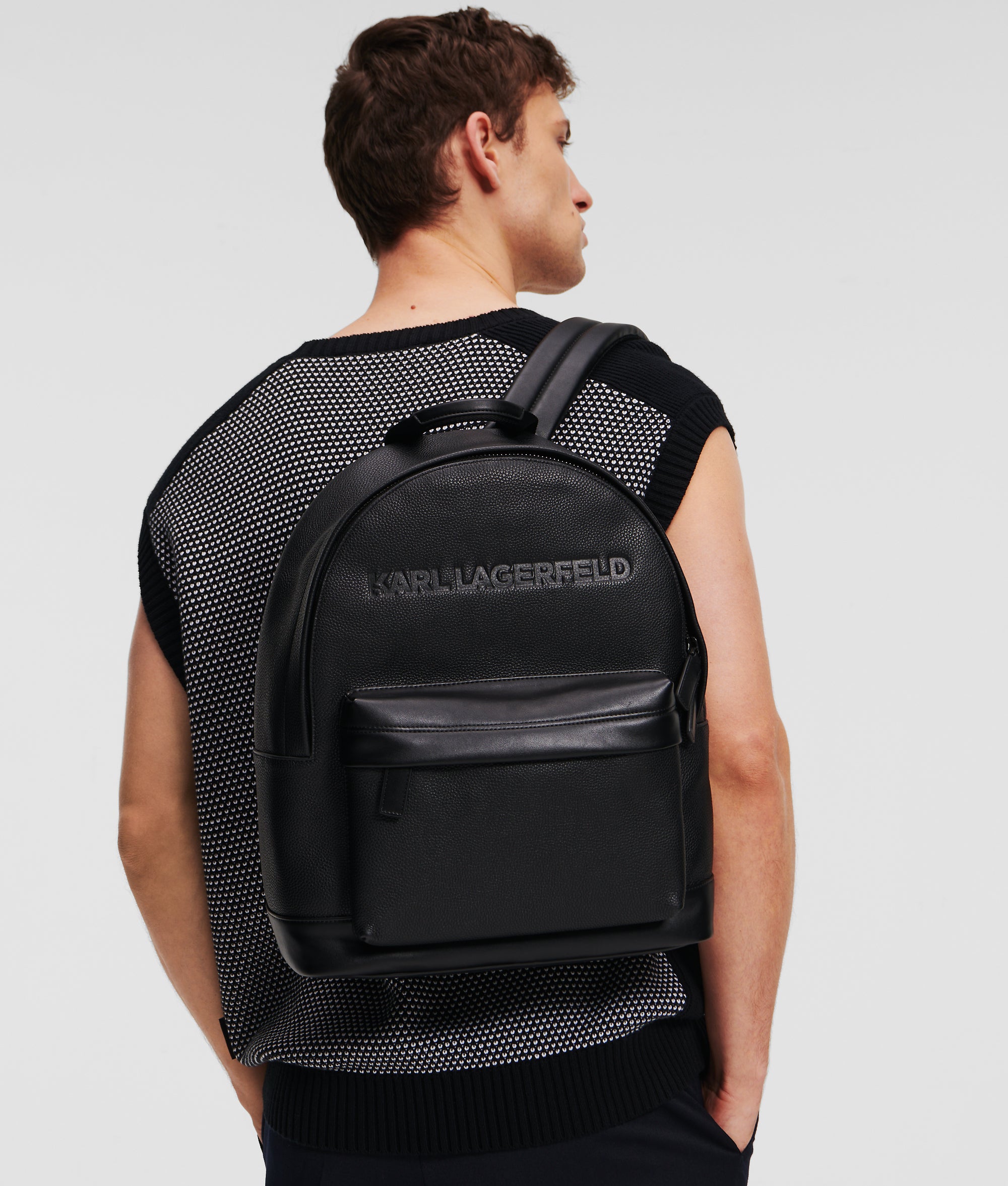 K/ESSENTIAL LEATHER BACKPACK - Image 2