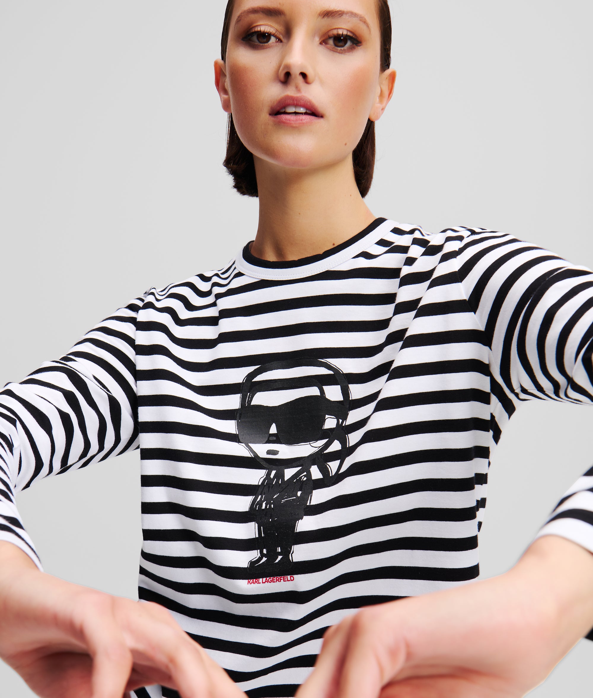 IKON STRIPE LONG-SLEEVED T-SHIRT - Image 2