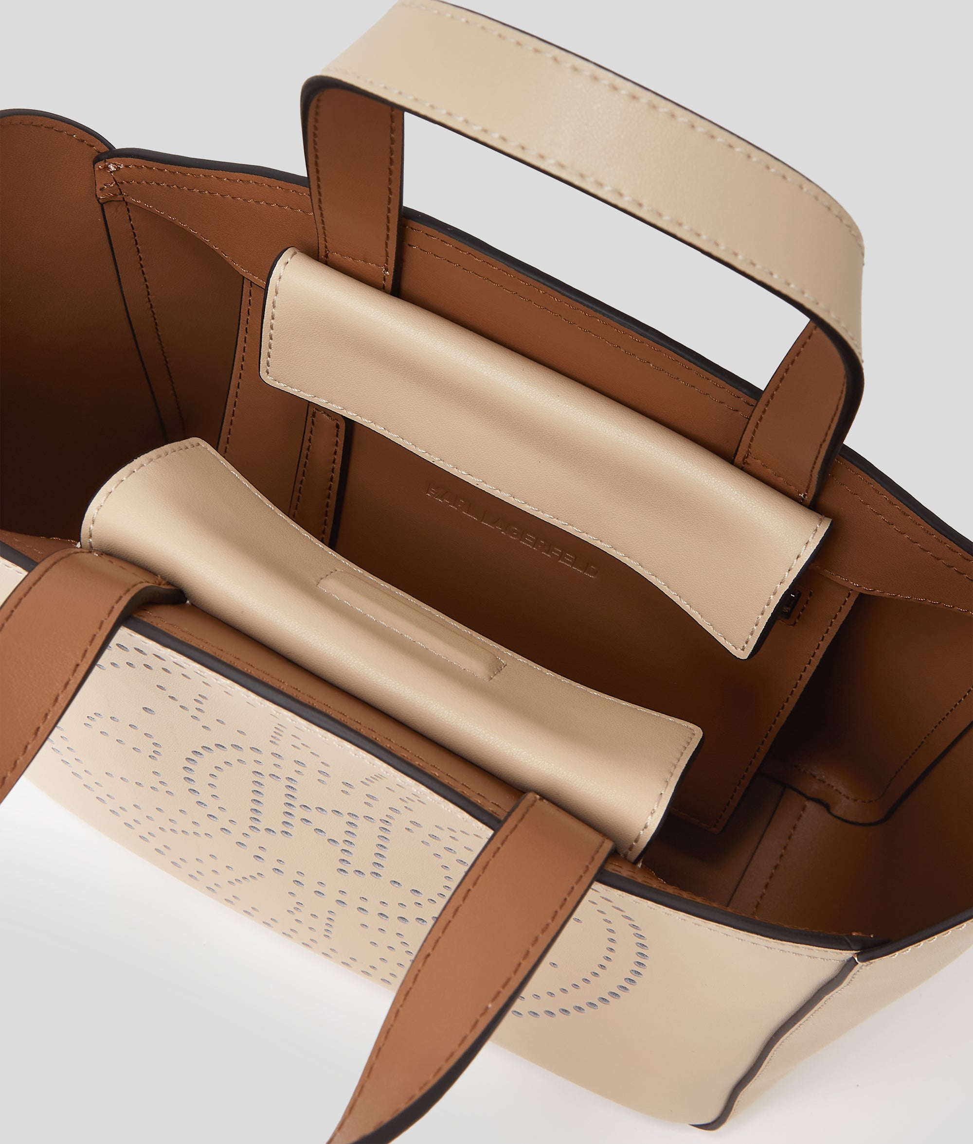 K/CIRCLE PERFORATED SMALL TOTE BAG - Image 5