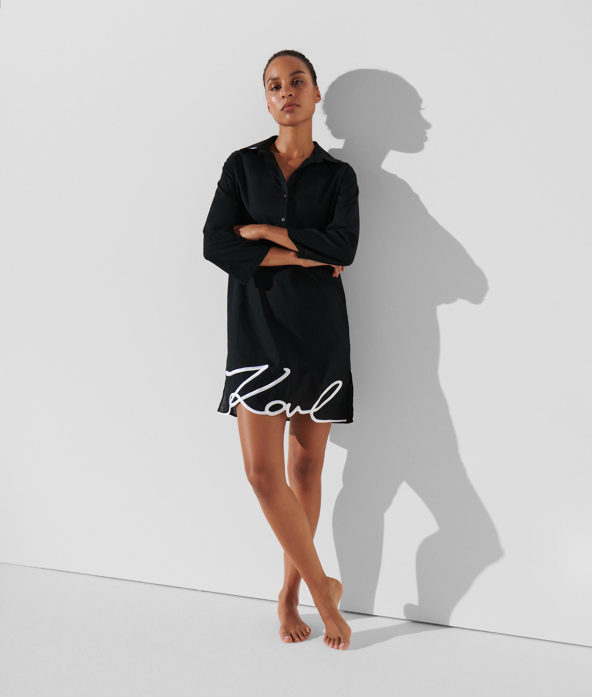 SIGNATURE BEACH SHIRT DRESS - Image 4