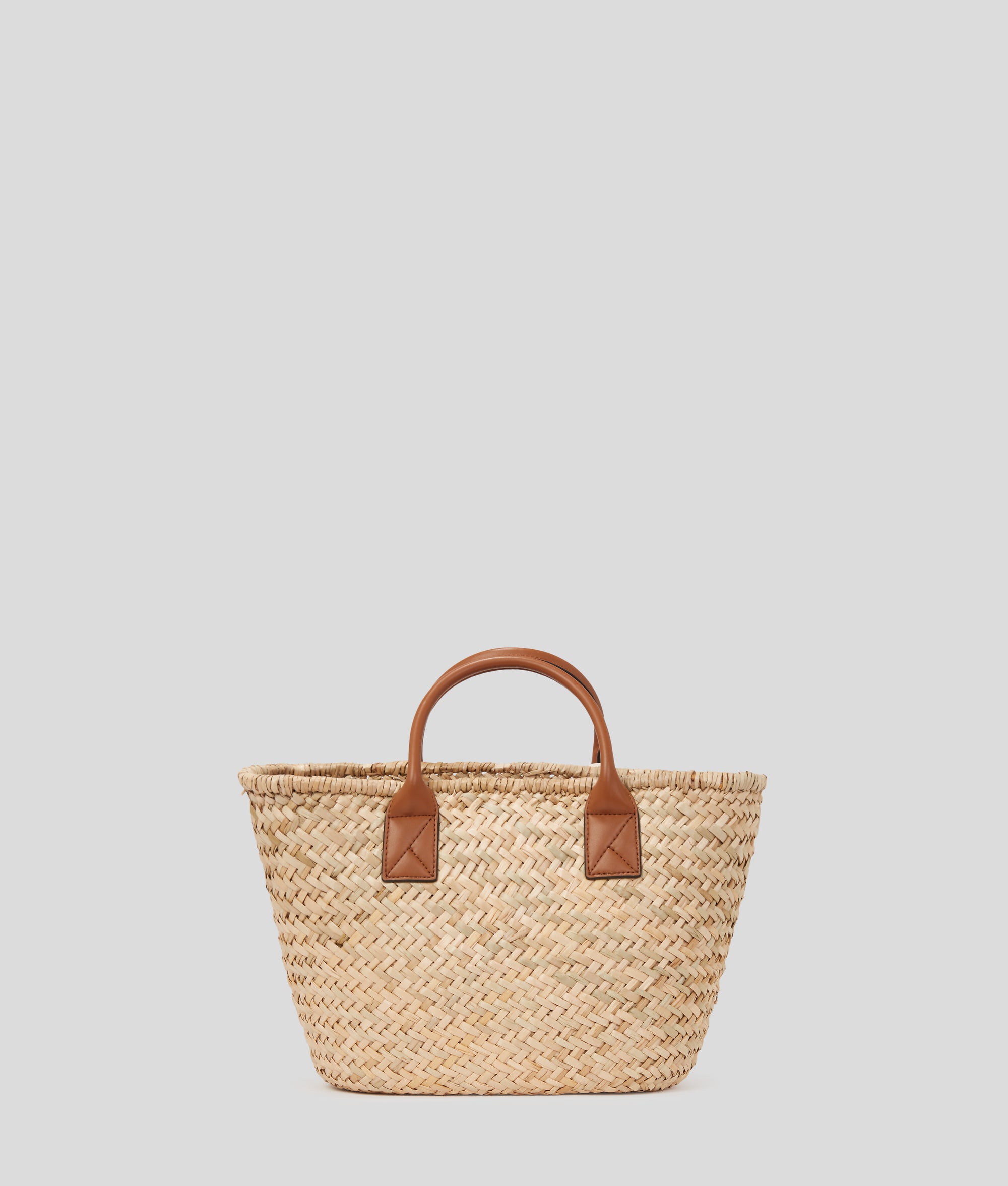 K/SIGNATURE MEDIUM RAFFIA TOTE BAG - Image 4