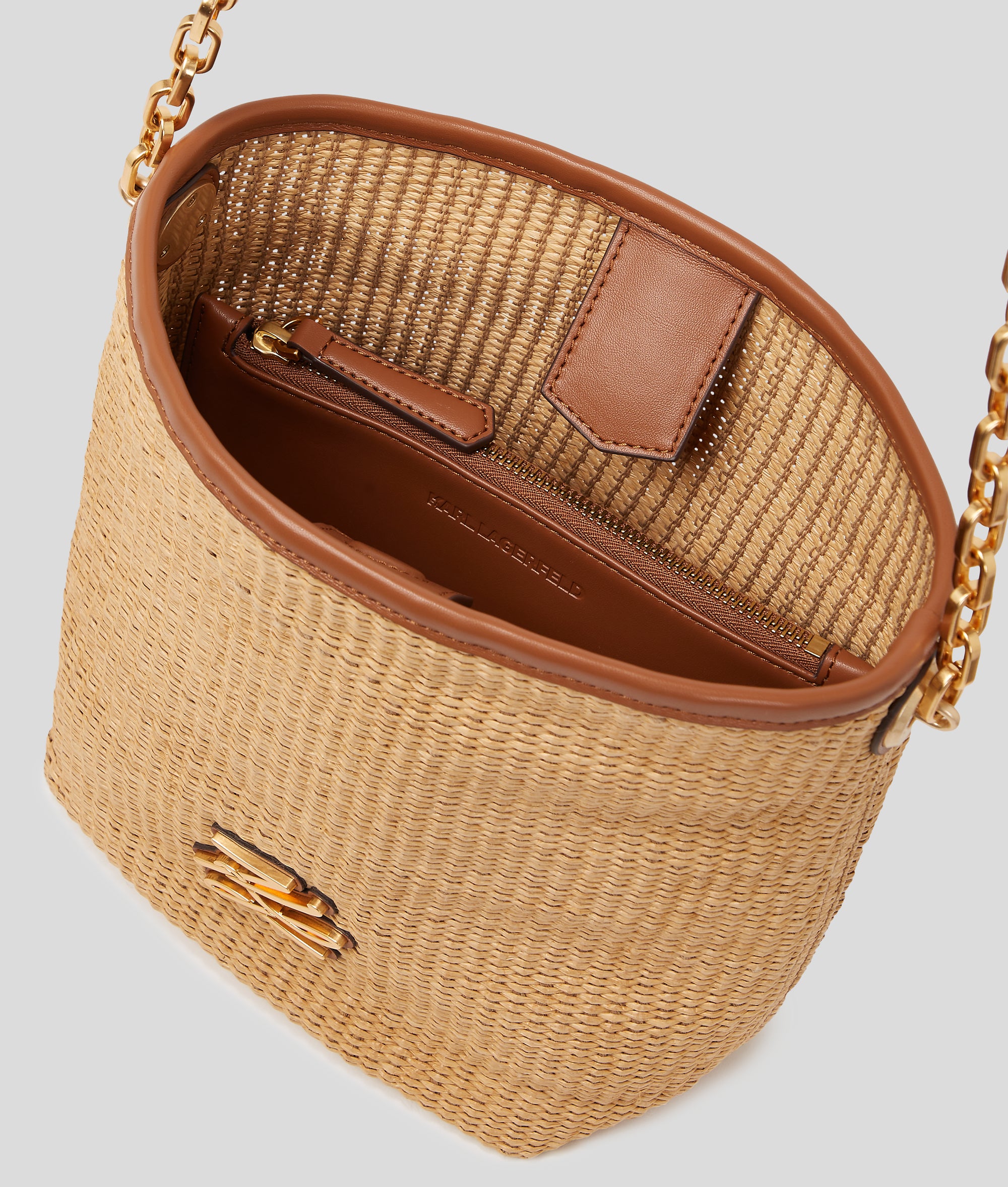 K/Autograph woven small bucket bag - Image 5
