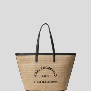 Rue St-Guillaume woven tote bag