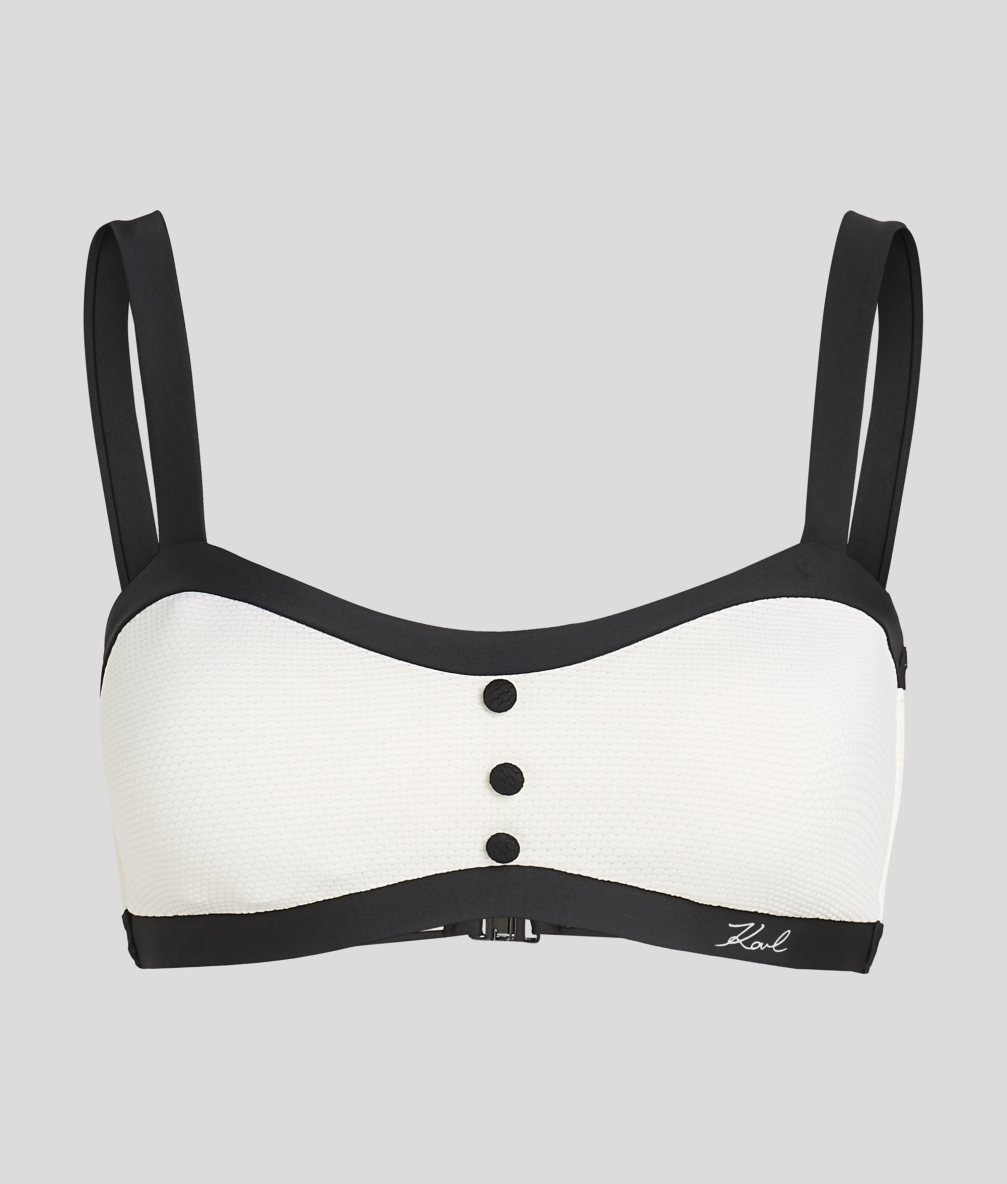 MONOCHROME BANDEAU BIKINI TOP - Image 5