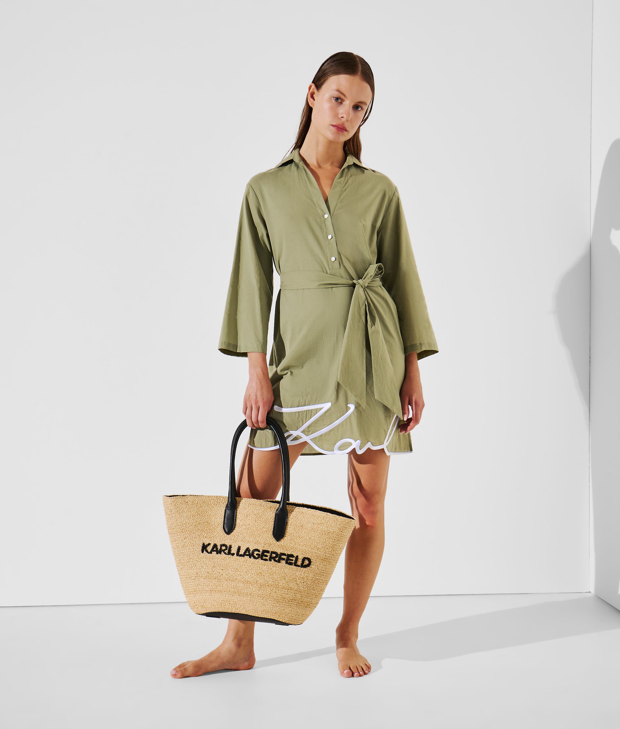K/SIGNATURE BEACH SHIRT DRESS - Image 5
