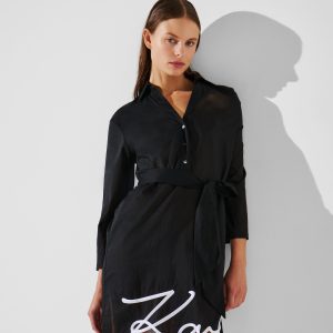 K/SIGNATURE BEACH SHIRT DRESS