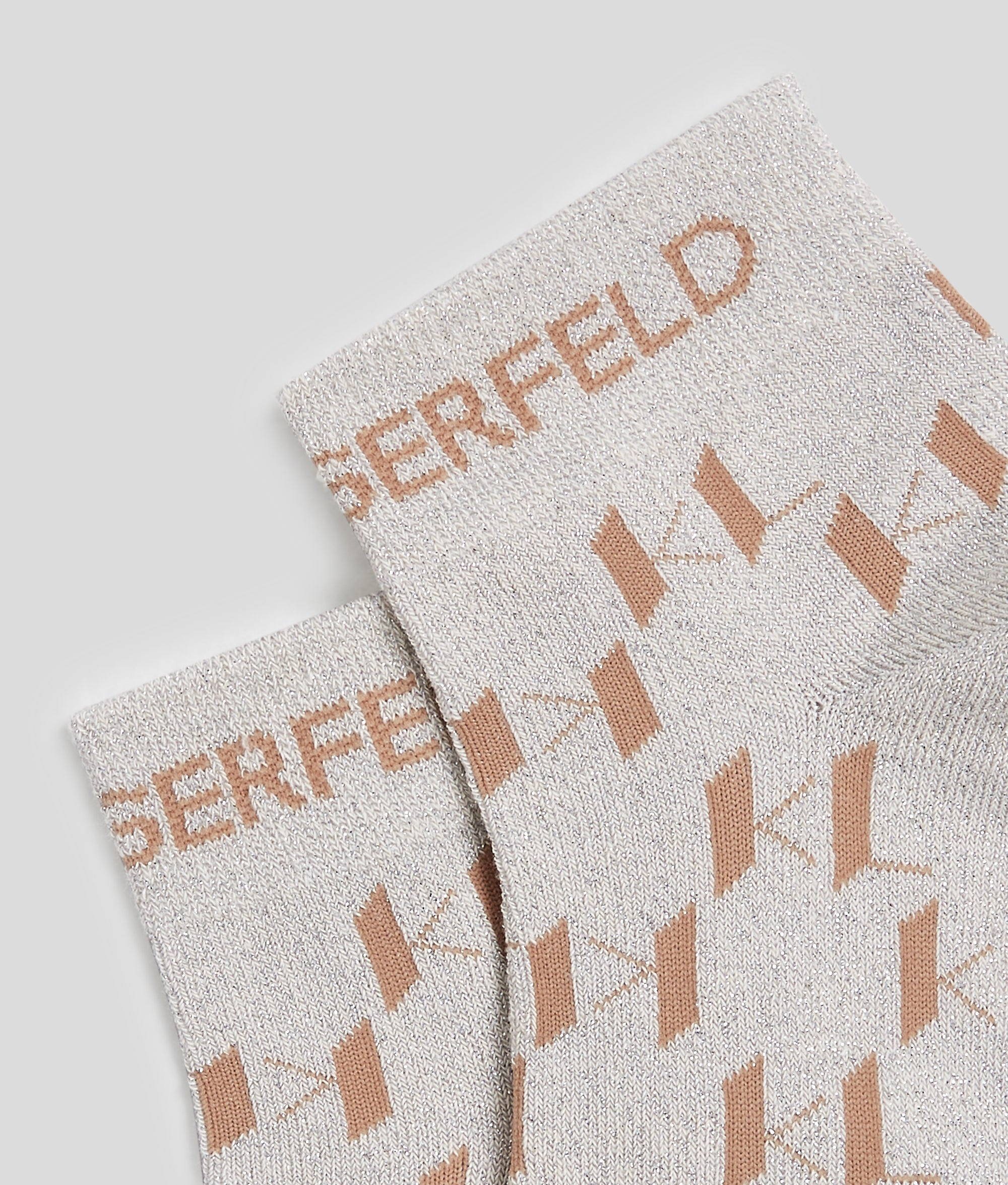 K/MONOGRAM SHORT SOCKS ?C 2-PACK - Image 3