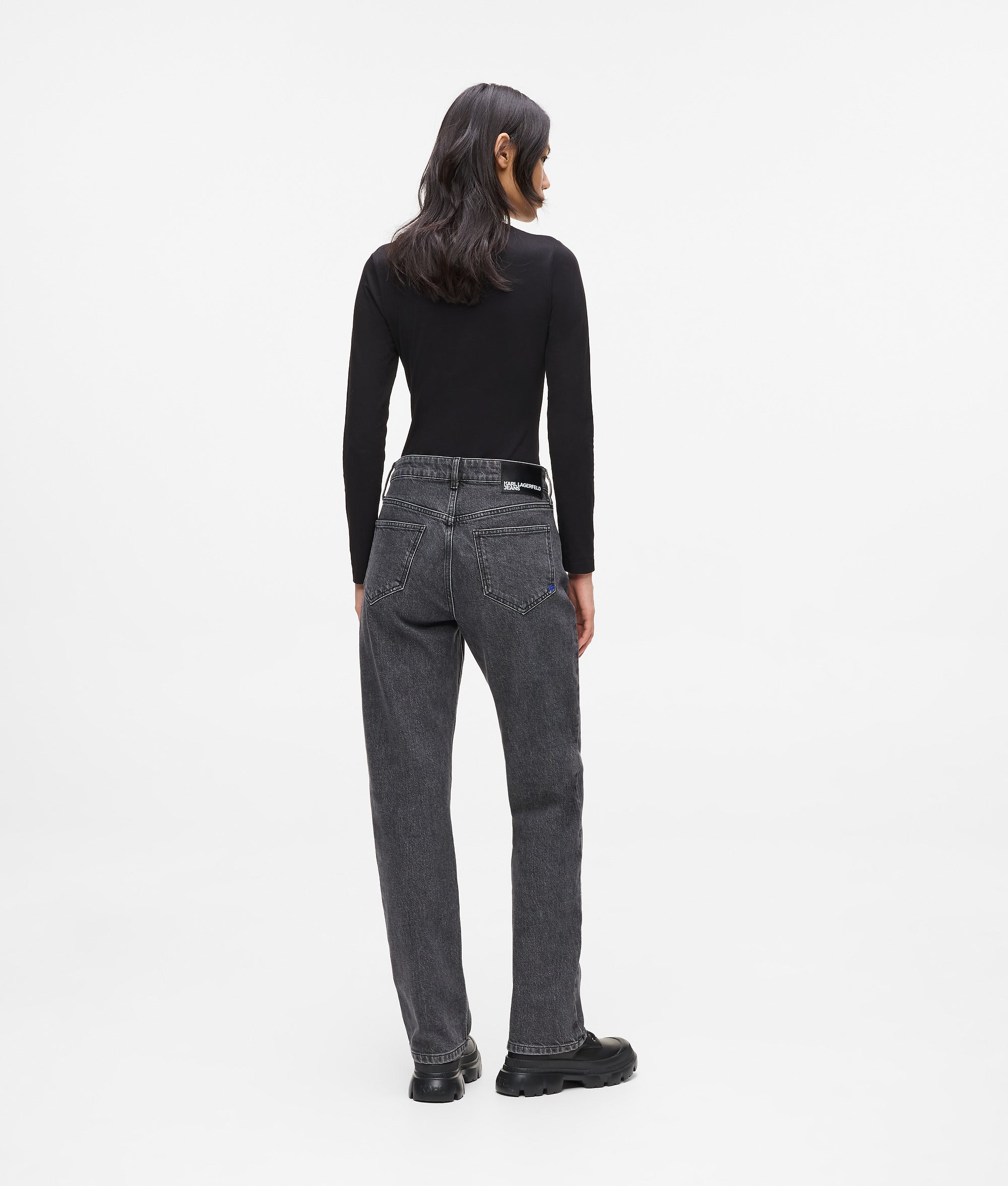 High-rise straight jeans - Image 3