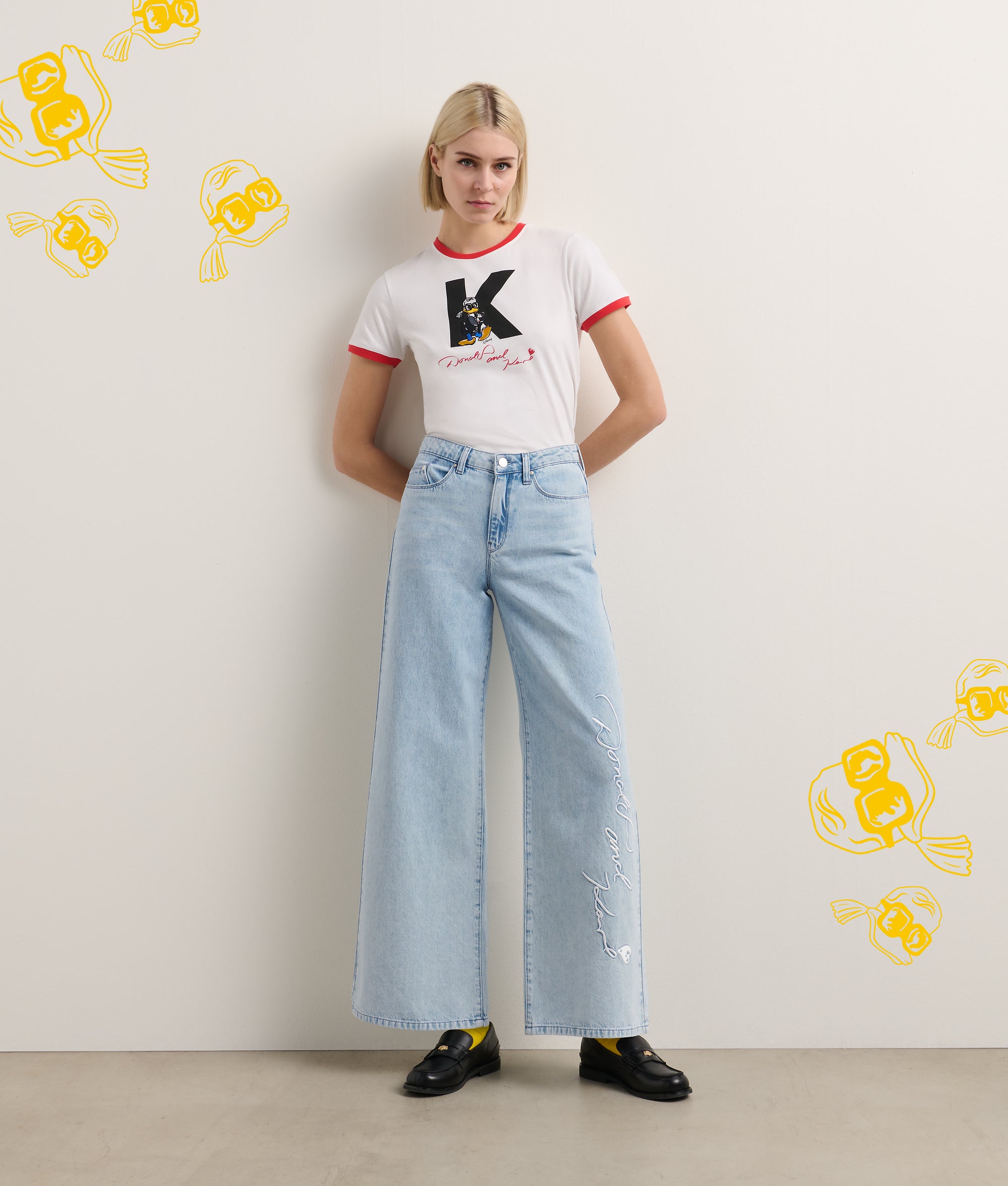 DISNEY X KL WIDE LEG JEANS - Image 2
