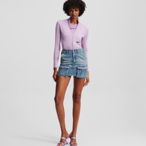 UTILITY DENIM MINI SKIRT