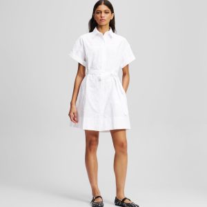 EMBROIDERED SHIRT DRESS