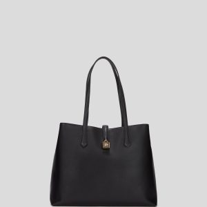 K/AUTOGRAPH PADLOCK MEDIUM TOTE BAG
