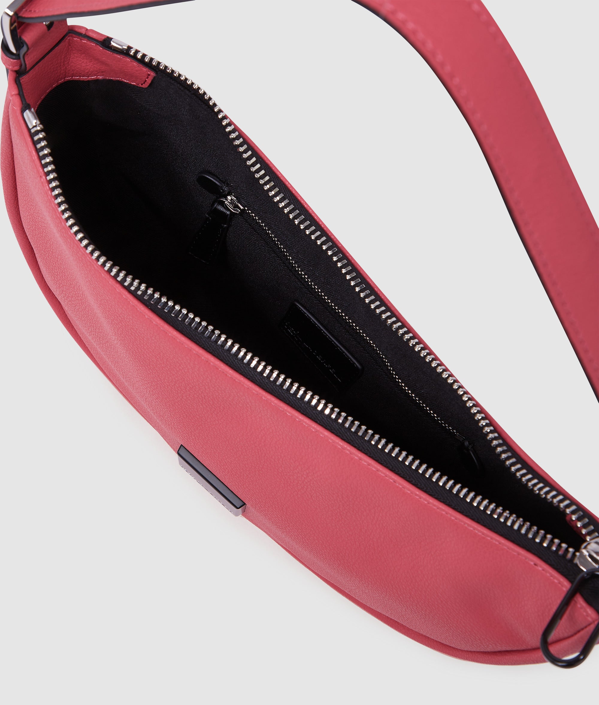 KLJ BOX LOGO SOFT HALF-MOON SHOULDER BAG - Image 5