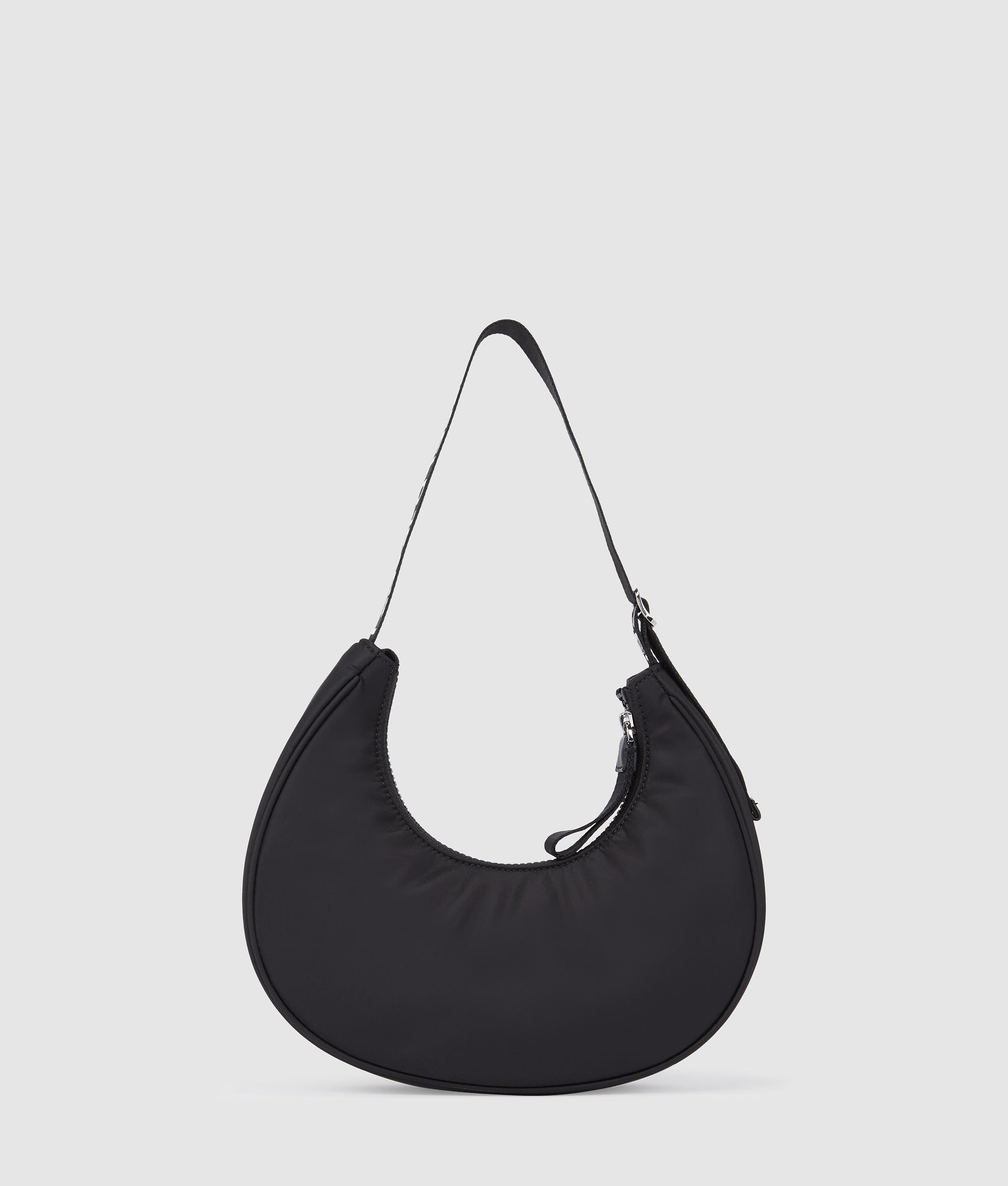 Logo nylon moon shoulder bag - Image 4