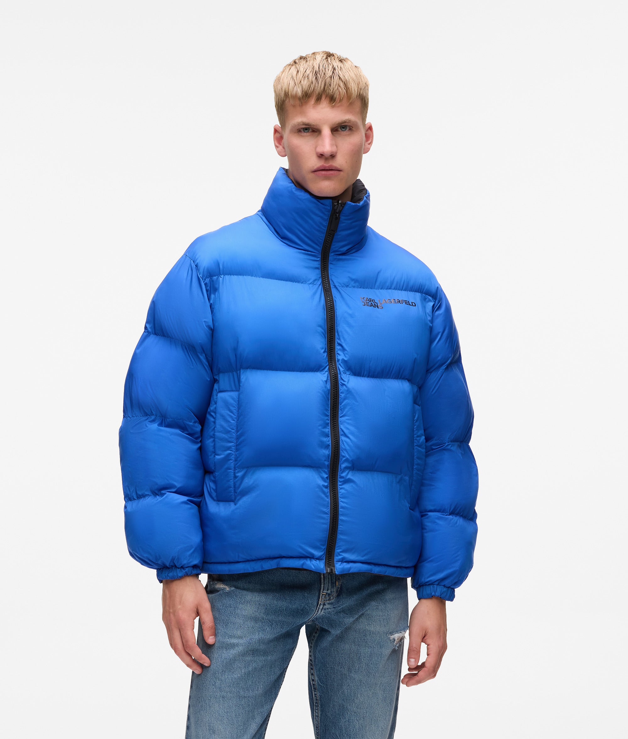 Reversible puffer jacket