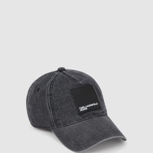 Box logo denim cap