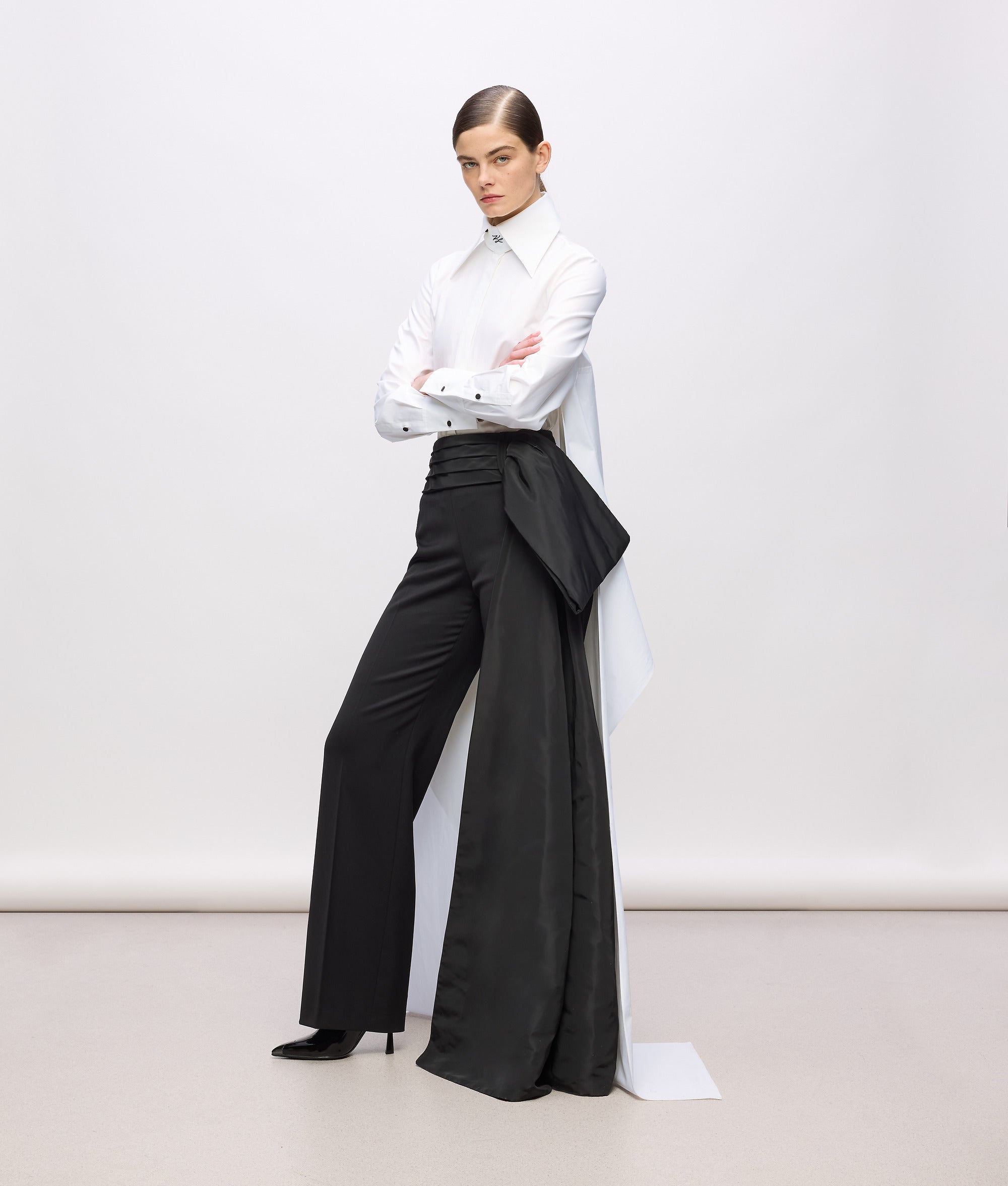 KL Studio bow detail shirt - Image 4