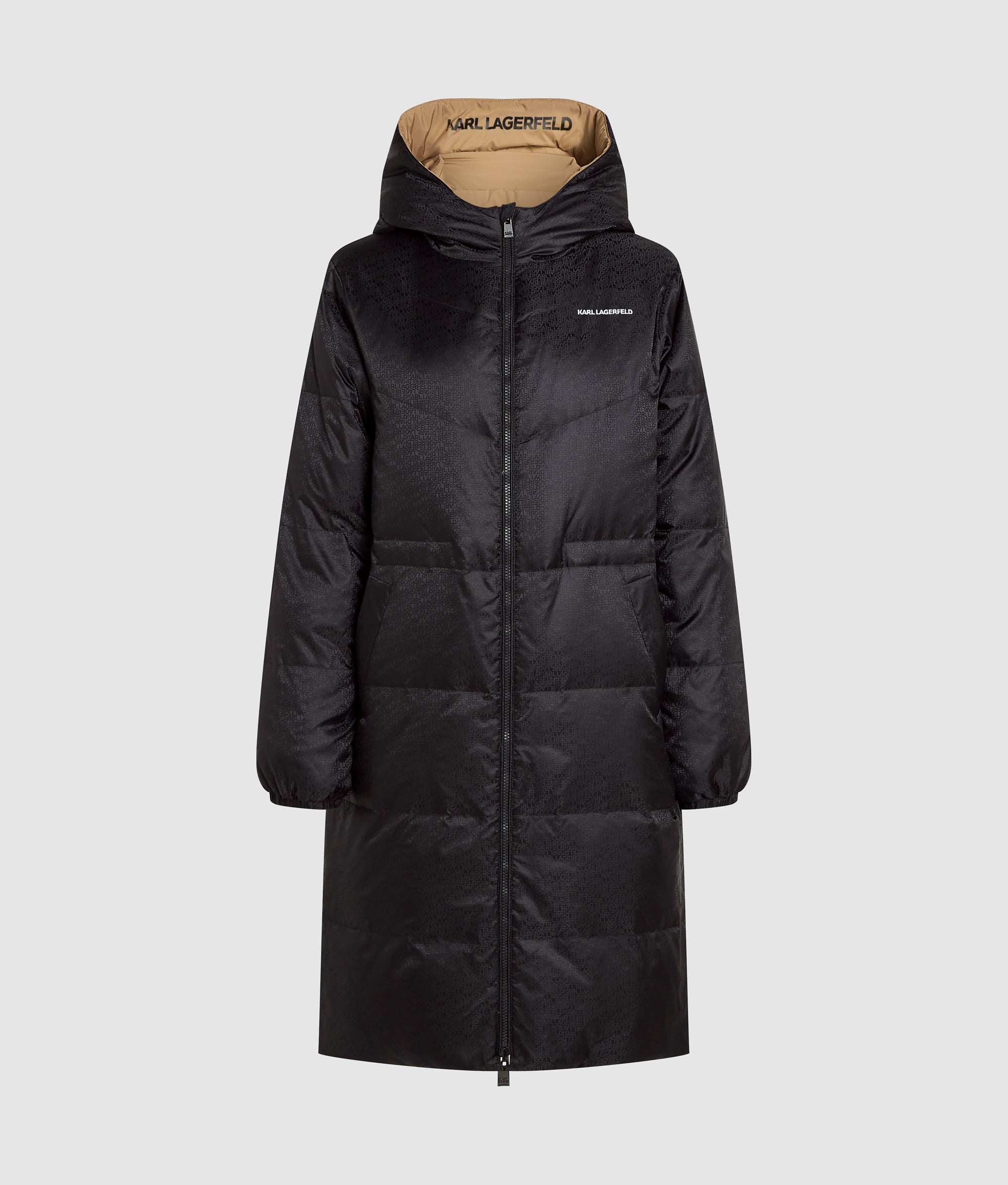 Reversible long puffer jacket - Image 5