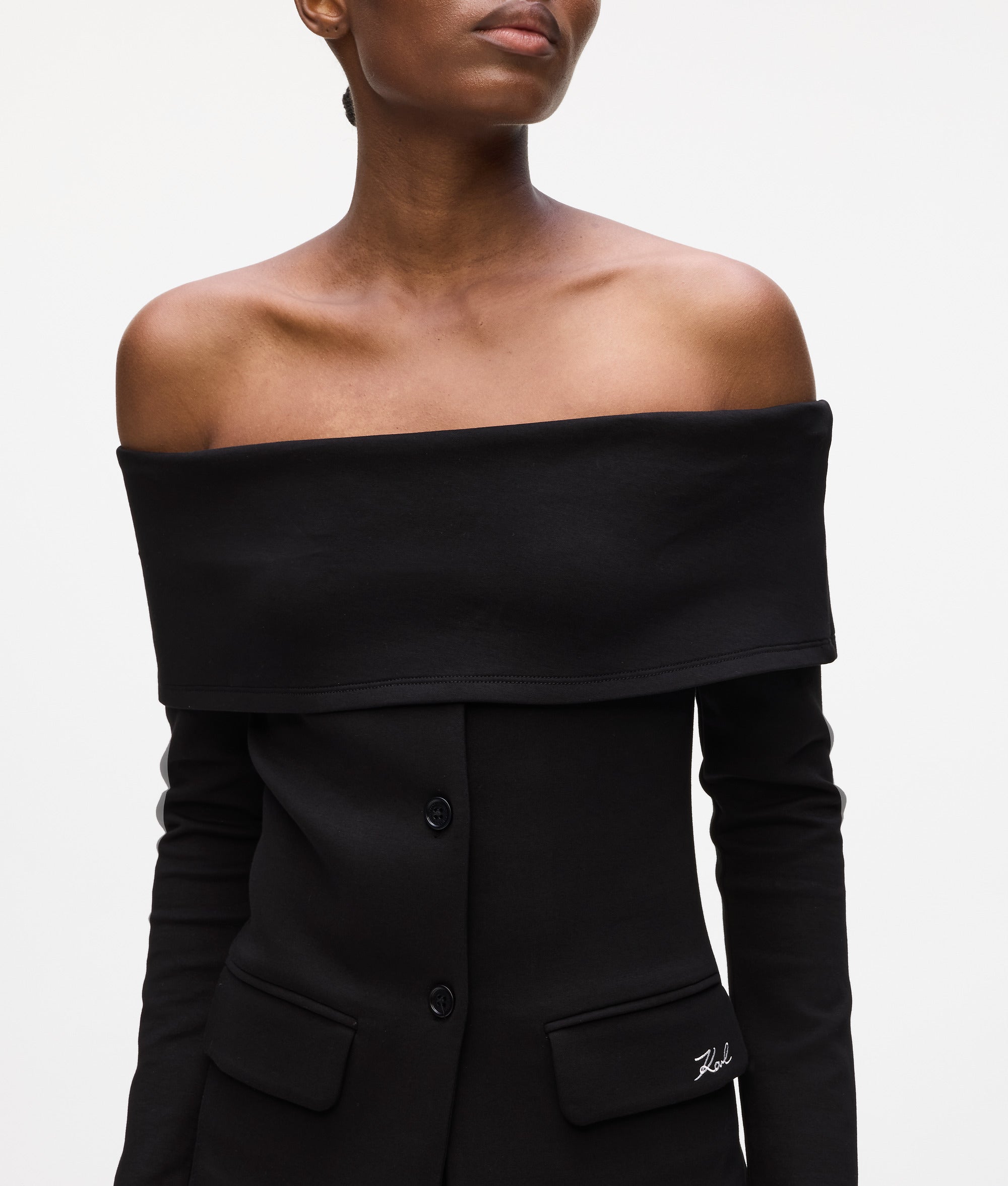 Off-shoulder sweatshirt - Image 3