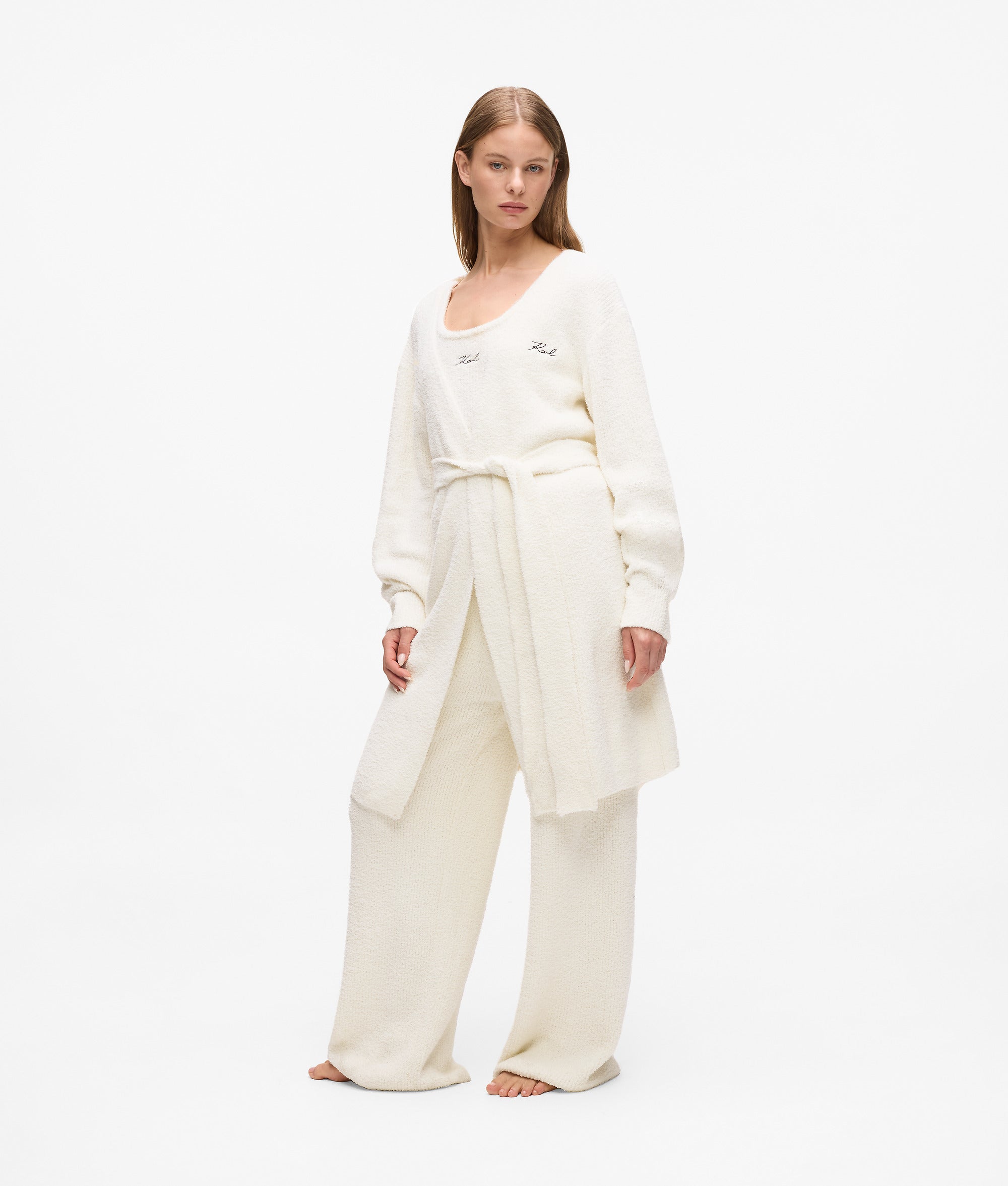 Signature fleece lounge cardigan - Image 4