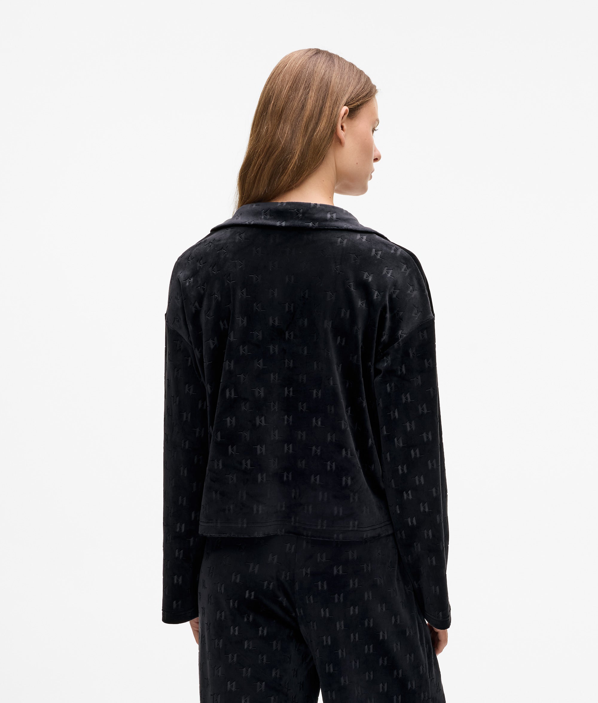 Monogram lounge polo shirt - Image 2