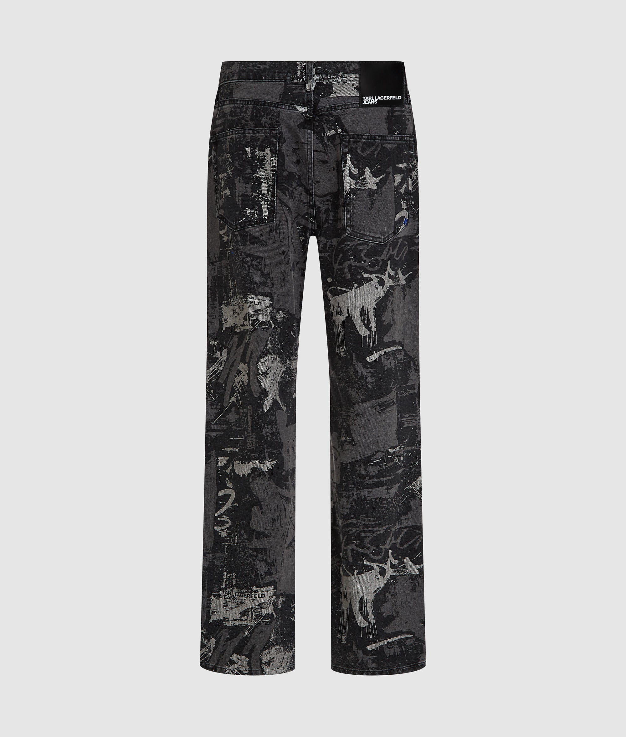 Paint-effect relaxed jeans - Image 6