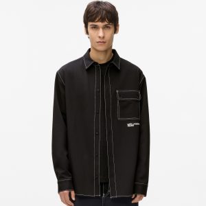 Contrast stitch shirt