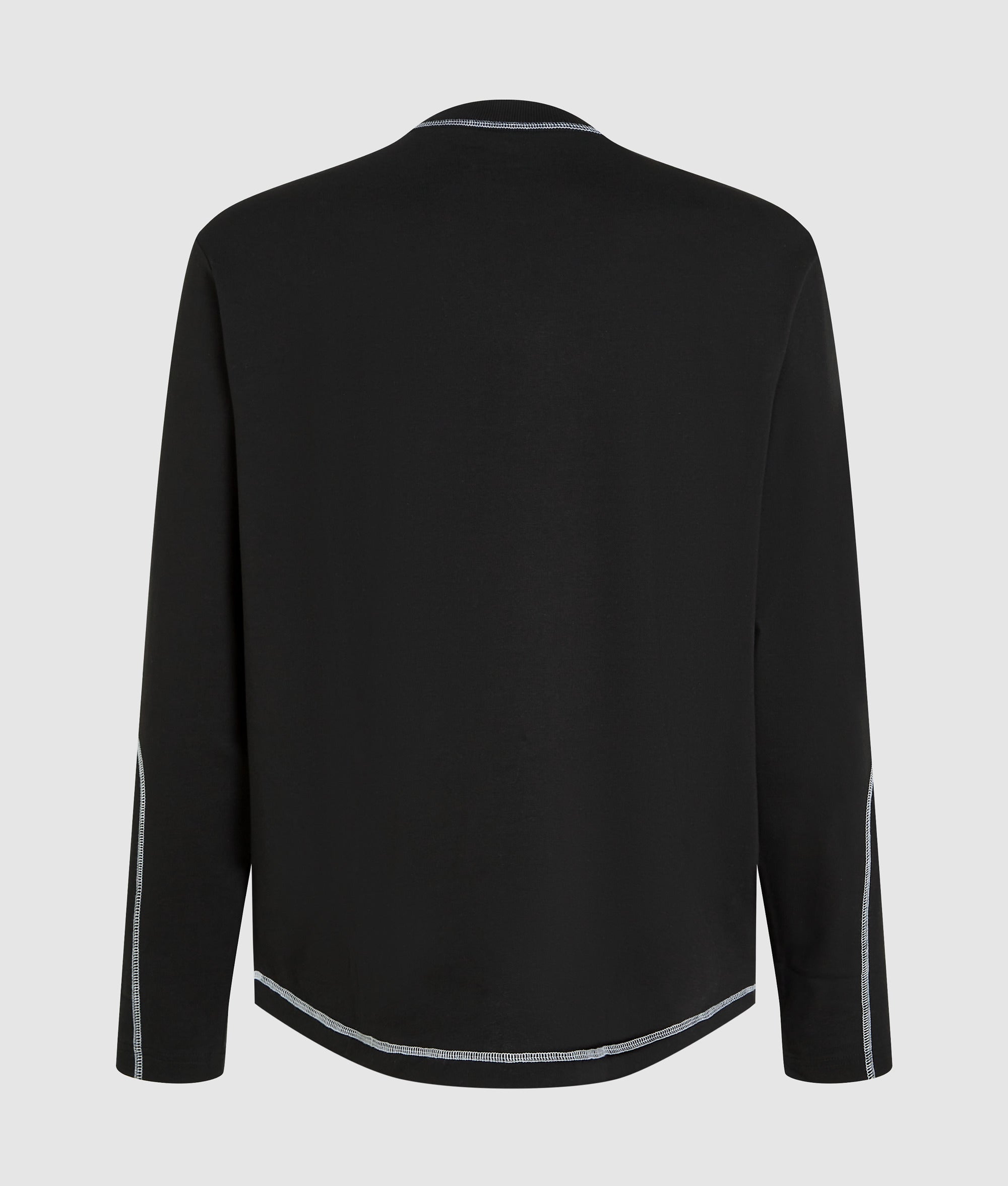Contrast stitch long-sleeved T-shirt - Image 6