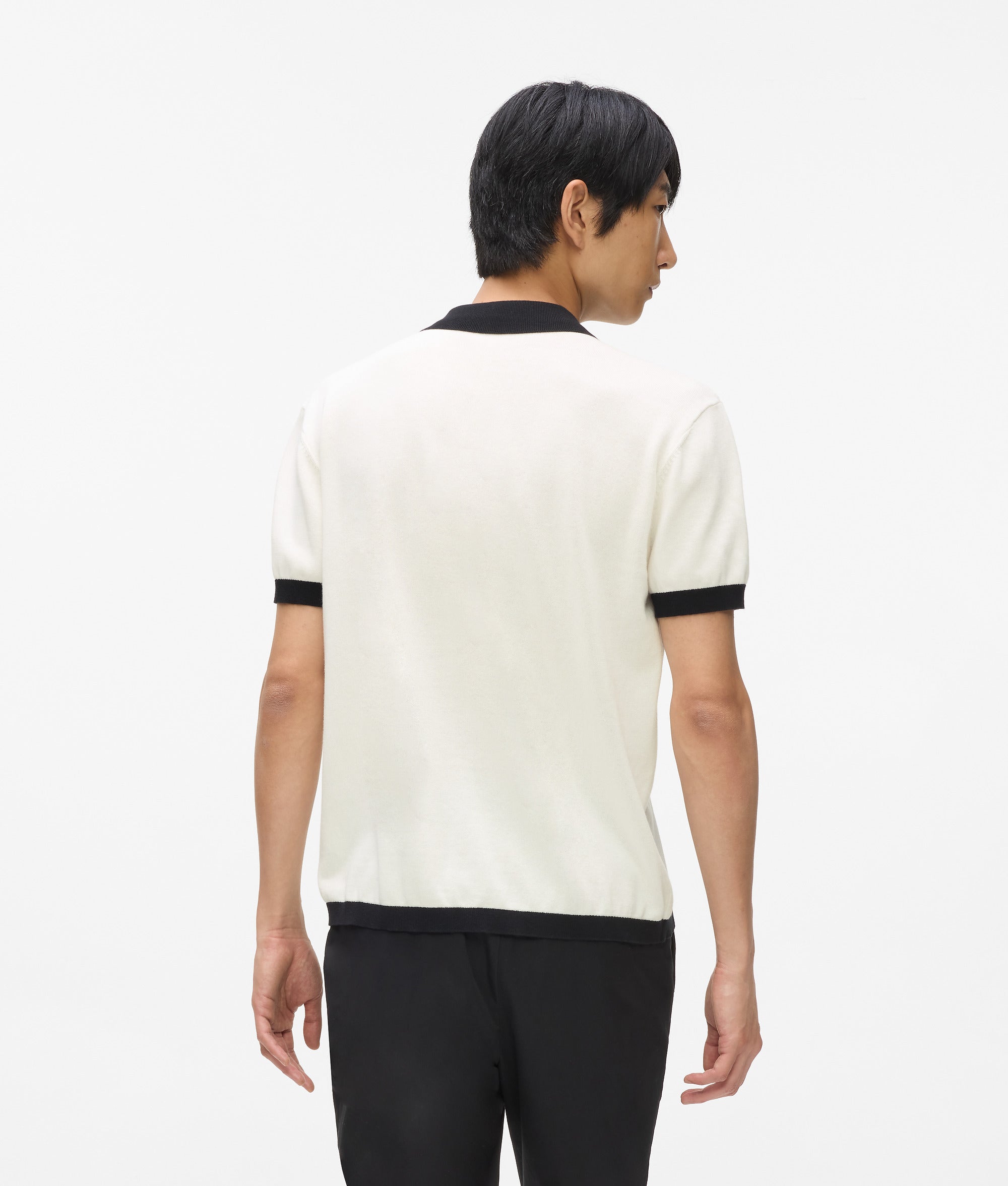 Monogram knitted polo shirt - Image 2