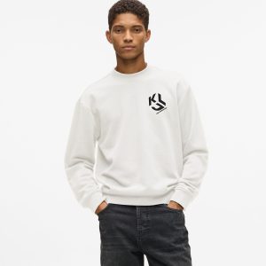 Monogram patch sweatshirt