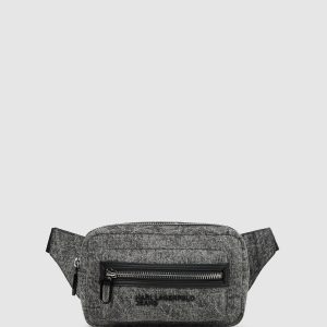 Washed denim belt bag