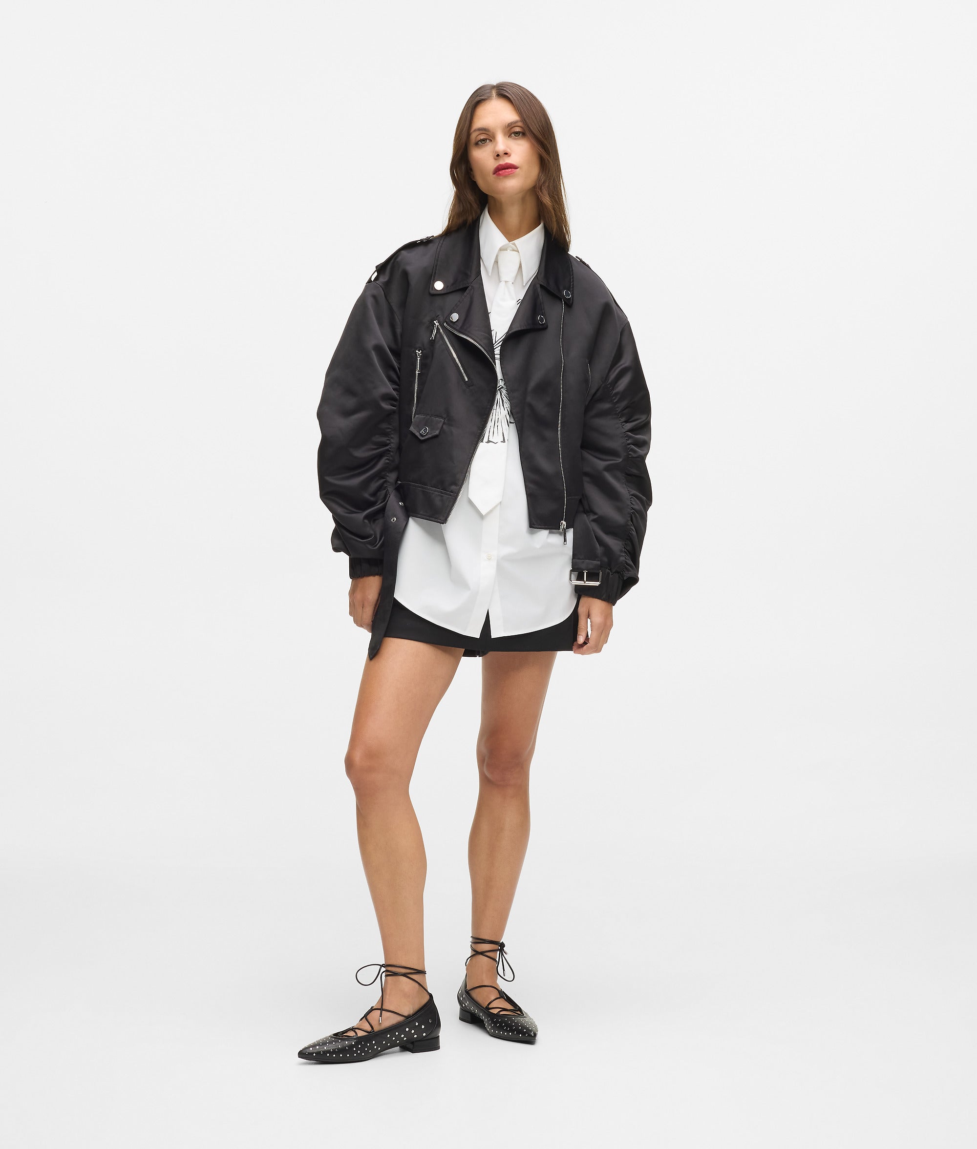 Satin bomber jacket - Image 4