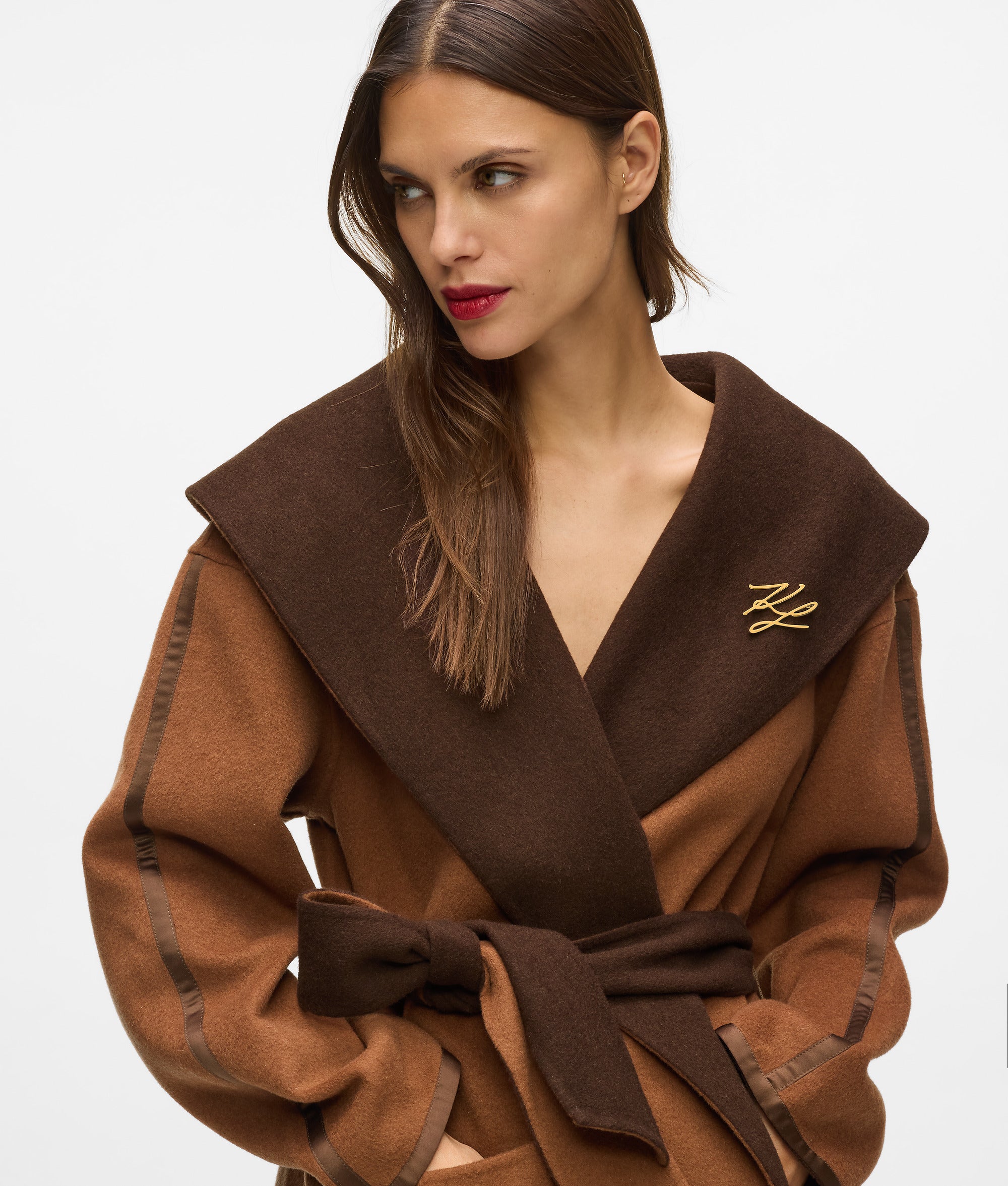 Reversible wool-blend coat - Image 3