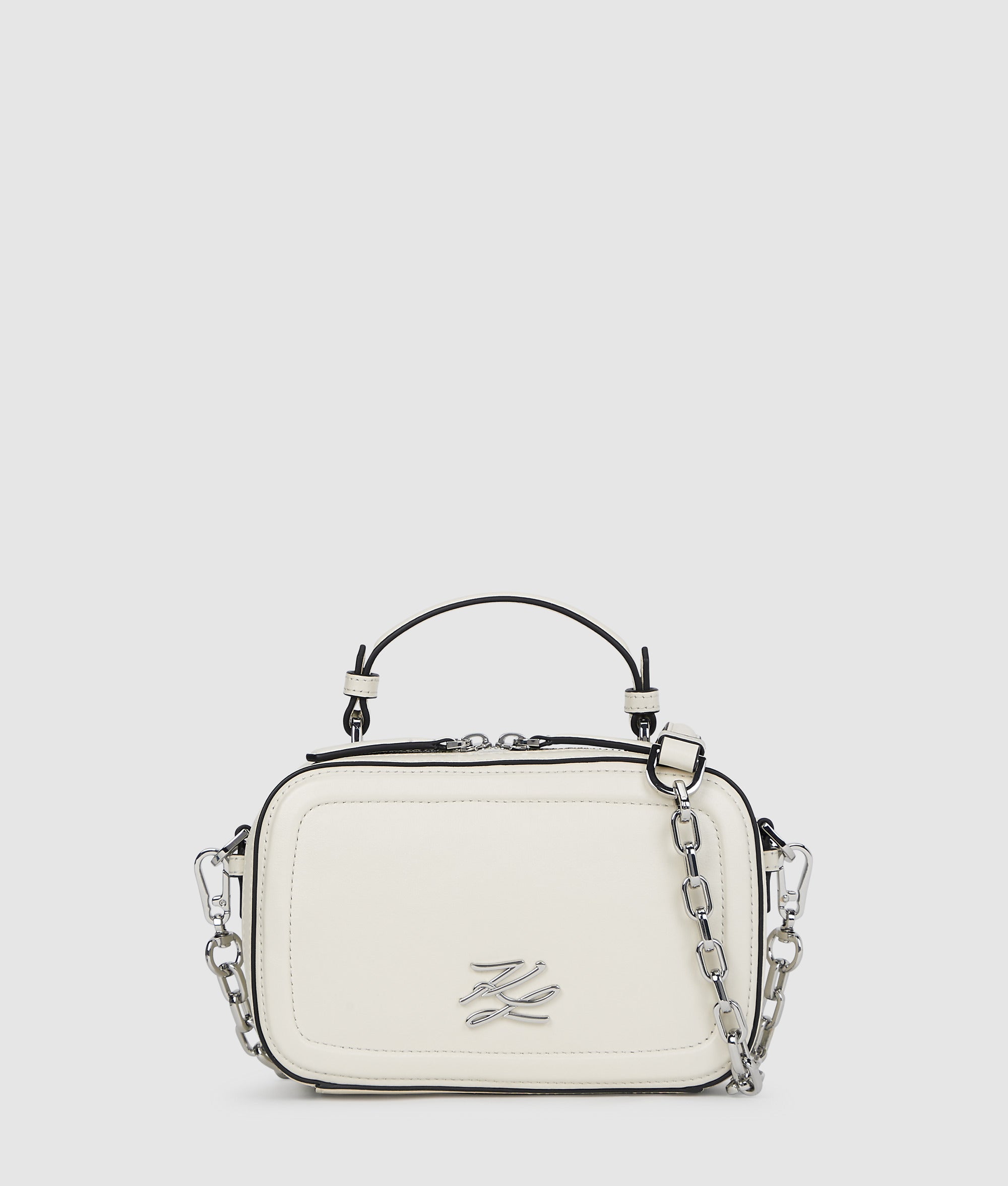 K/Autograph chain top handle bag