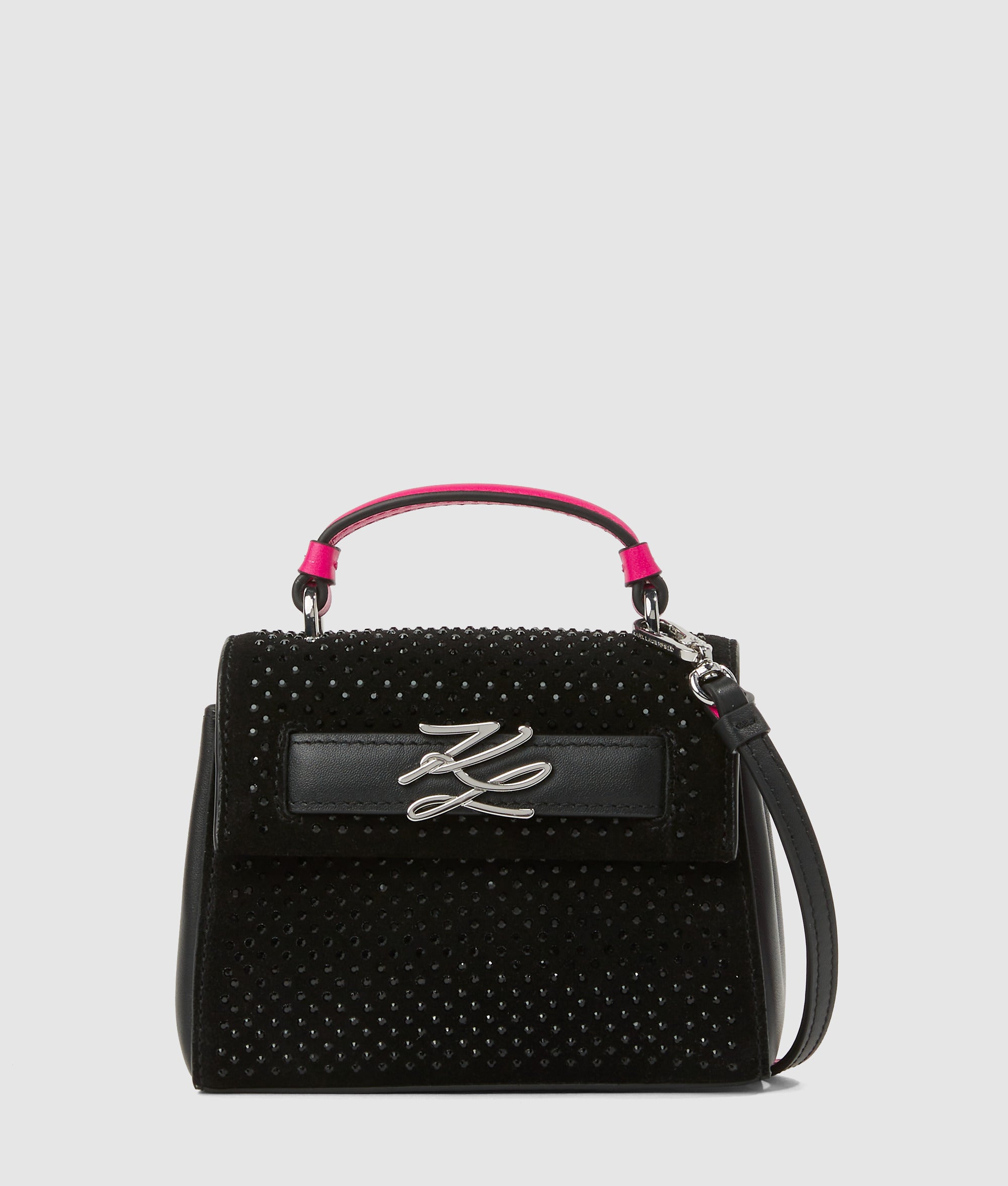 Exclusive K/Autograph rhinestone nano bag