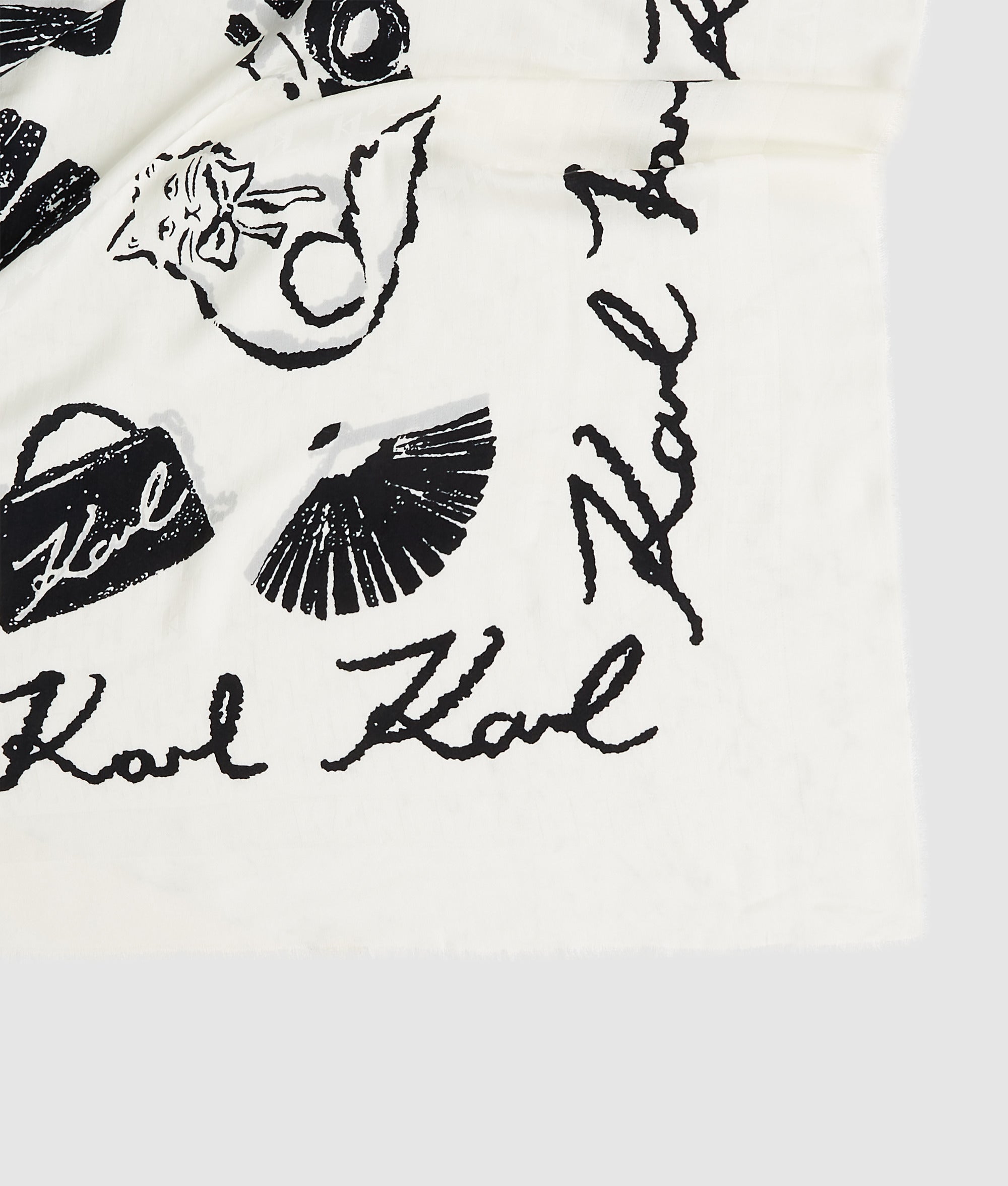 K/Signature all-over print scarf - Image 5