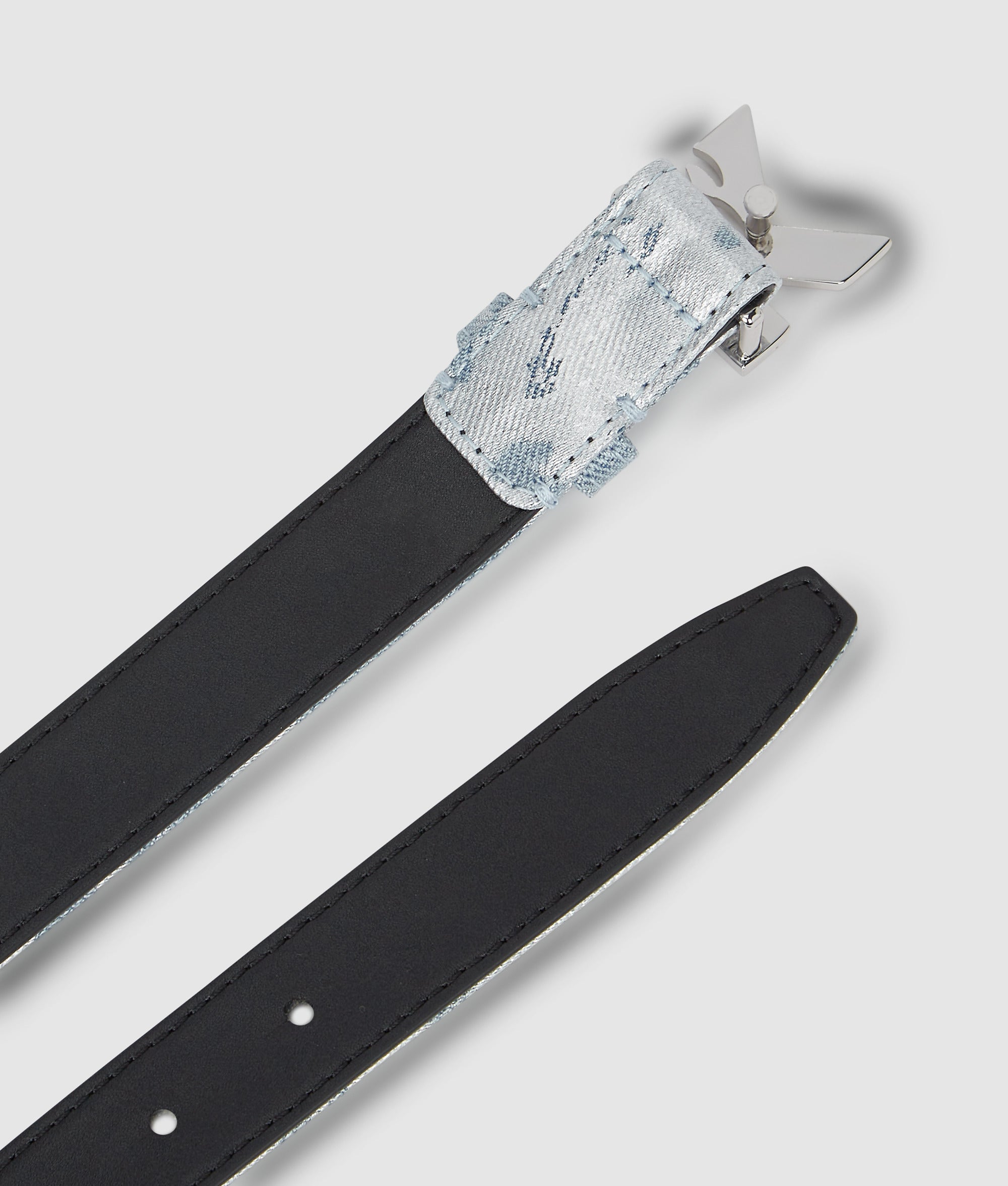 K-logo denim belt - Image 4