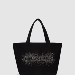 Logo rhinestone shopper