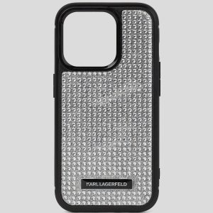 LOGO RHINESTONE IPHONE 16 PRO CASE