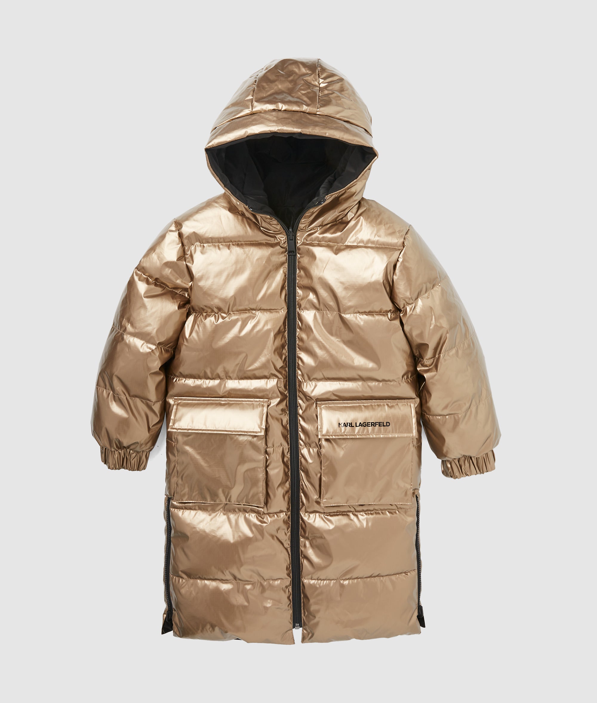 Girls reversible puffer jacket