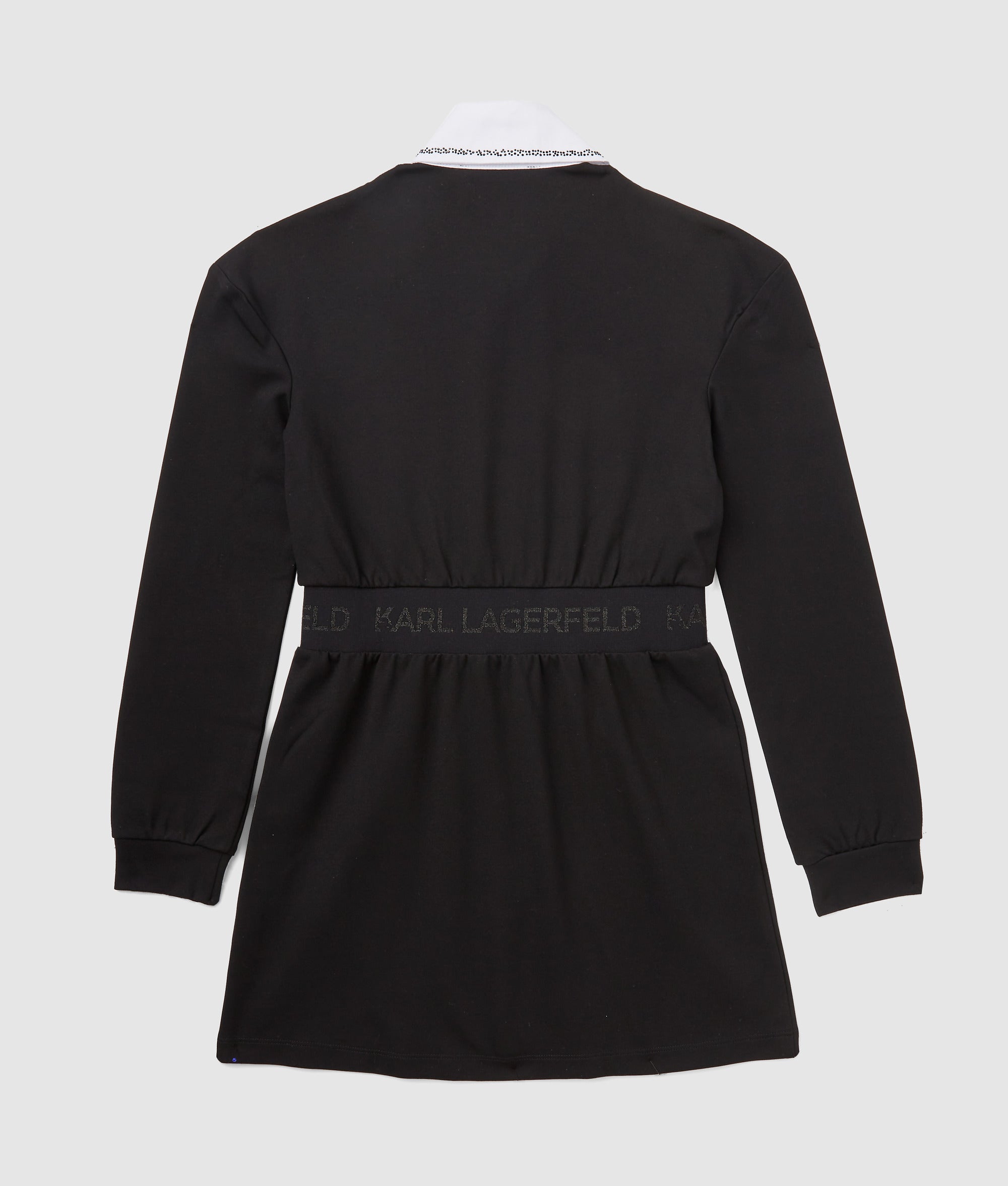 Girls contrast collar dress - Image 3