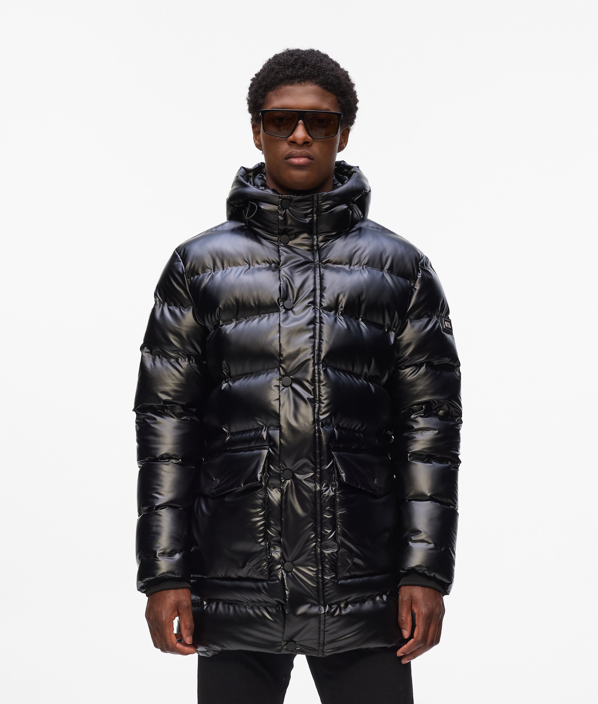 Hooded puffer jacket